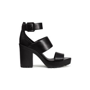 H&M Black Platform Sandals